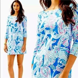 Lilly Pulitzer Sophie dress in Bay Blue Pink Into the Deep 🏝